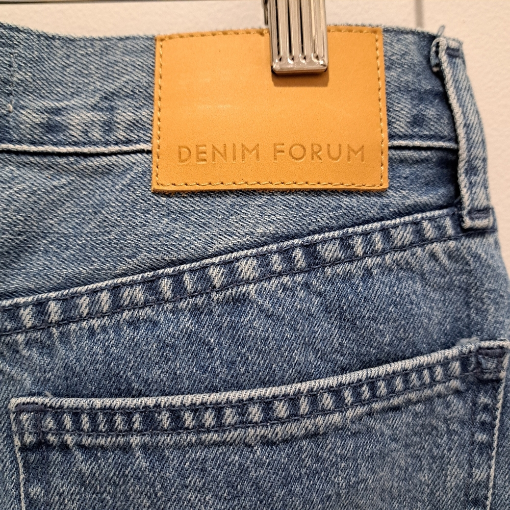NWT Aritzia Denim Forum The 90s Ricci Y2K Grunge Festival Mini Skirt 23 - Picture 5 of 11
